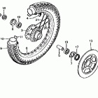 CB650 Cb650 front wheel 80-82