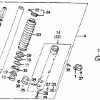 XR250R Передняя вилка