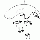 CB650SC Переднее крыло