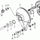 CR250R Rear brake panel 82