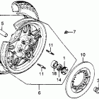 CB900C Заднее колесо