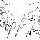 CB125S Рулевые переключатели и троса