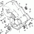 GL1100I Задний кожух картера