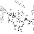 XL500R Вилка переключения передач
