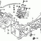 NX50M Crankcase @ oil pump