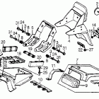 CX500TC Заднее крыло
