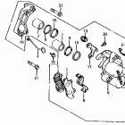 CX500C Cx500c front brake caliper 82