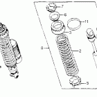CB900F Задний амортизатор