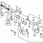 CX500TC Передний тормозной суппорт
