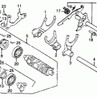 CB750K Вилка переключения передач
