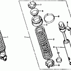 CB750F Rear shock absorber 80-82