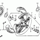 CB650SC Переднее колесо
