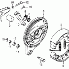 CB750C Задний тормоз
