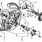 CB750F Rear wheel 80-82