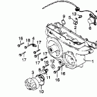 GL1100I Transmission cover @ water pump