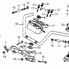 CB750C Руль и панель переднего номера