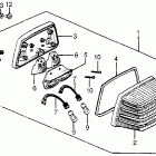CX500TC Фонарь задний