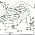 CB900C Сидение