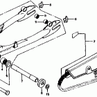 CB750F Swingarm @ chain case 80-82