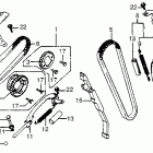 CB750C Цепь ГРМ и натяжитель