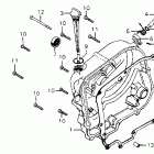 CM200T Крышка картера правая