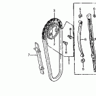 CB650 Цепь ГРМ и натяжитель