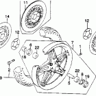 GL1100I Переднее колесо