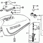 CB125S Топливный бак