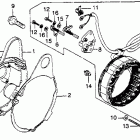 CB900C Alternator cover  @ alternator