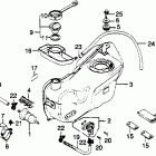 GL1100I Топливный бак