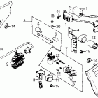CB900F Y side cover @ spark unit  @ regulator