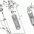 CB450T Задний амортизатор