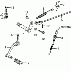 CB750C Тормозная педаль