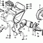 XL500R Xl500r air cleaner 82