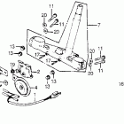 CB900F Steering stem @ horn