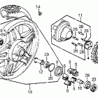 CBX Заднее колесо