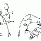 CB650 Handle lever @ cable @ switch  @ mirror
