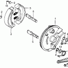 CR250R Front brake panel 82