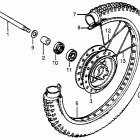 XR80 Front wheel 79-82