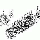 GL1100I Сцепление