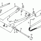 CB650SC Swingarm @ chain case