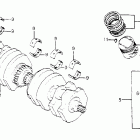 CB900F Коленвал и поршни
