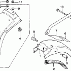 CB900C Заднее крыло