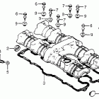 CB750C Крышка головки цилиндров