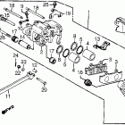 CBX Задний суппорт тормозной