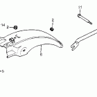 CM400A Заднее крыло и бампер