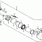 CX500D Cx500c / d front brake caliper 80-81