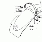 CR80R Rear fender 80-81