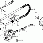 NC50 Clutch @ drive chain @ final gear 81