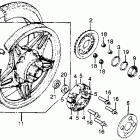 CB400T Rear wheel 81